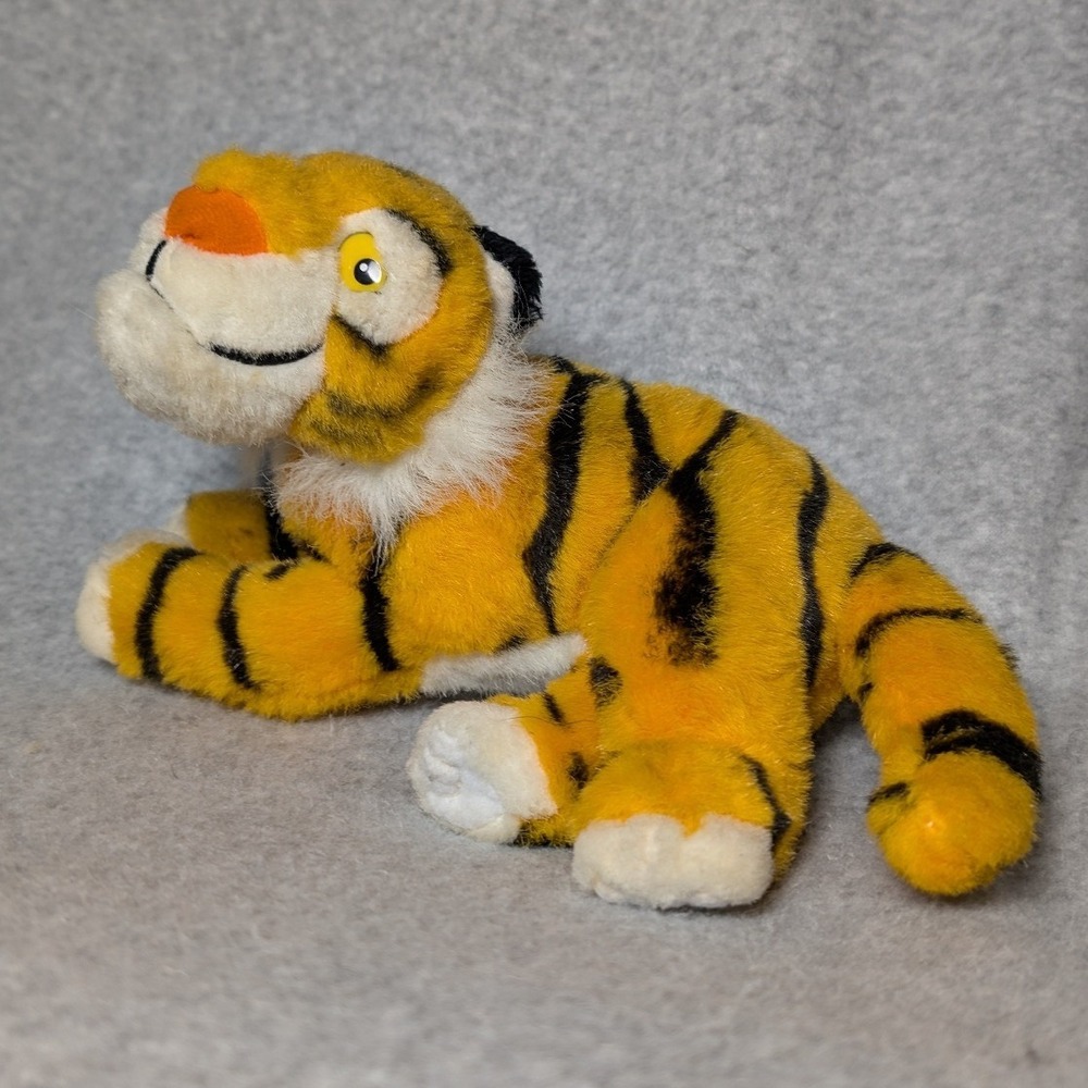Vintage Mattel Arcotoys Disney Tiger Plush Toy Small Raja Aladdin Jasmine 90s